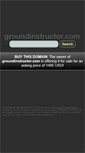 Mobile Screenshot of groundinstructor.com